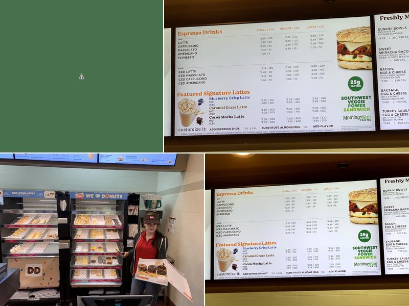 Dunkin' Menu