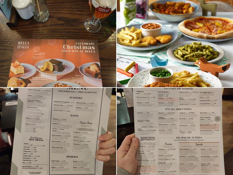 Bella Italia - Northampton Menu