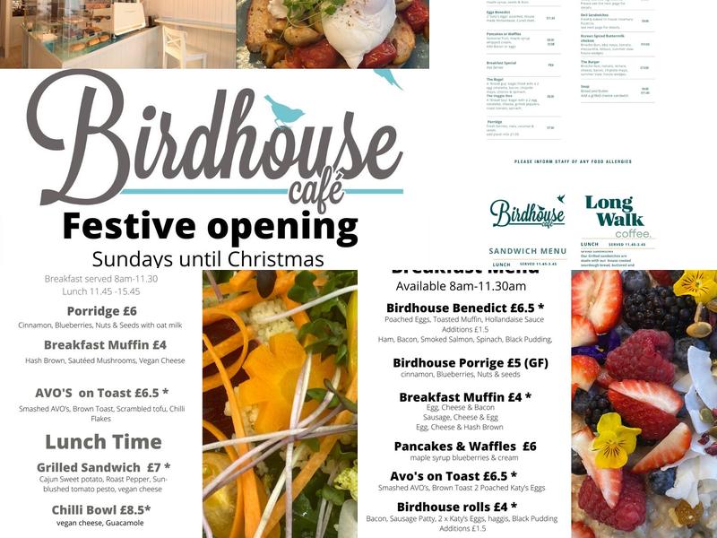 Birdhouse Cafe Menu