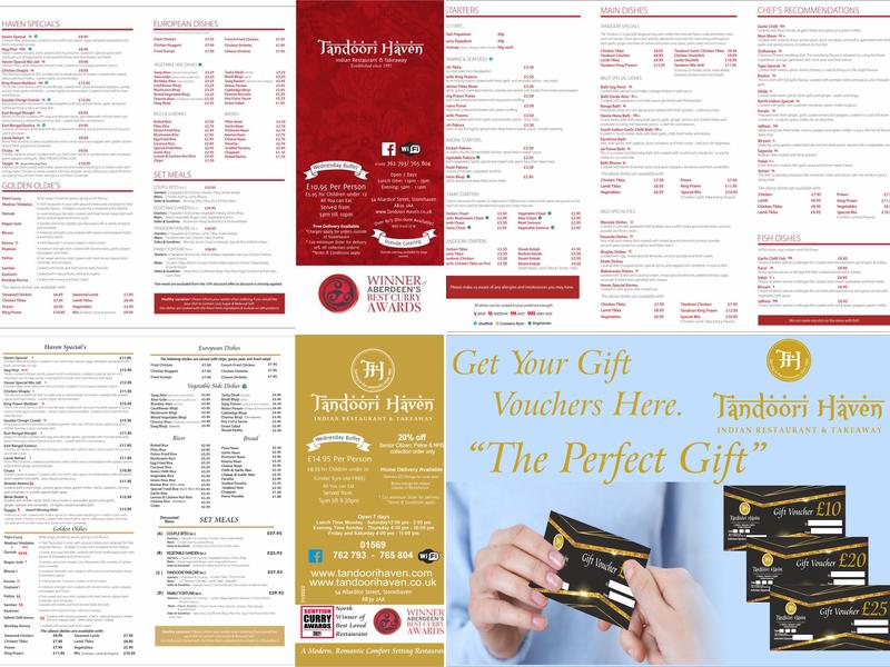 Tandoori Haven Restaurant Menu