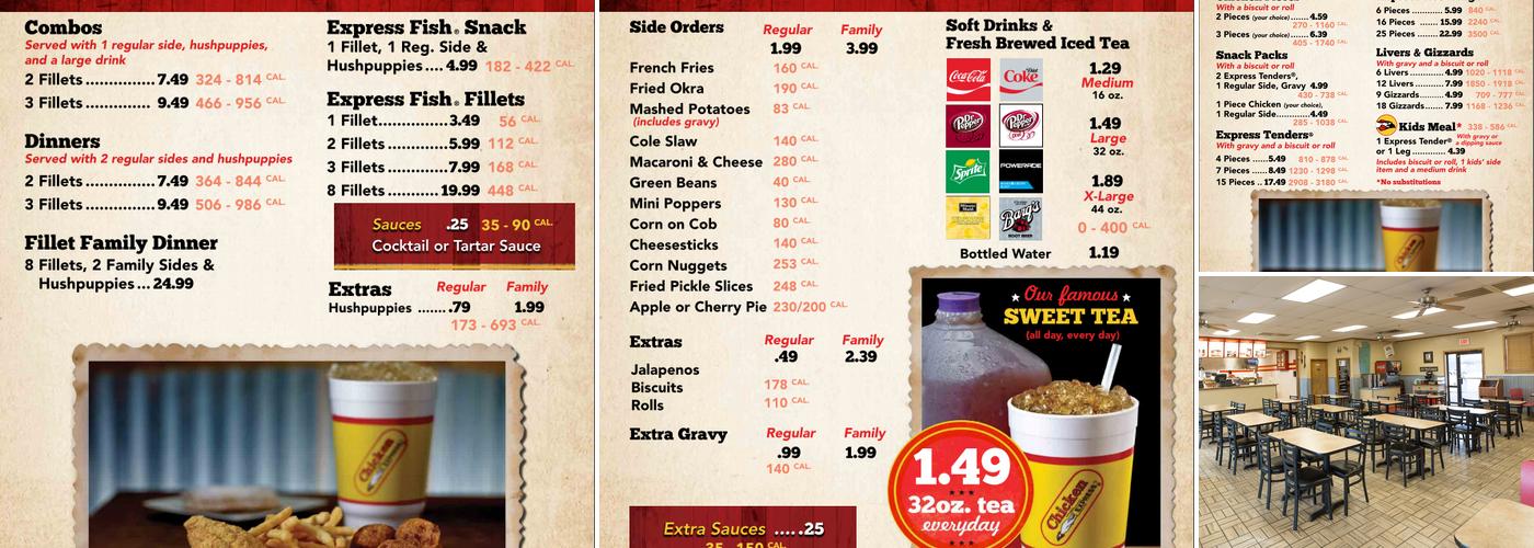 Chicken Express Menu