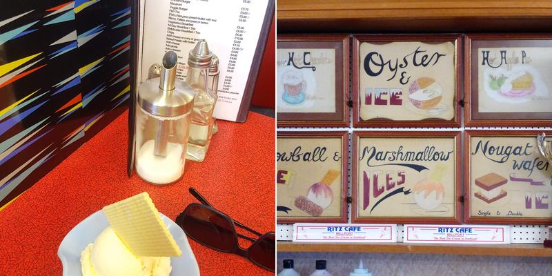 The Ritz Cafe Menu