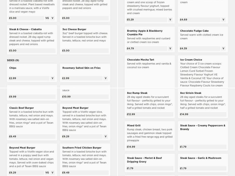 Drouthy Neebors Menu