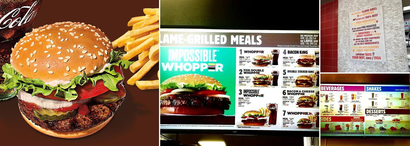 Burger King Menu