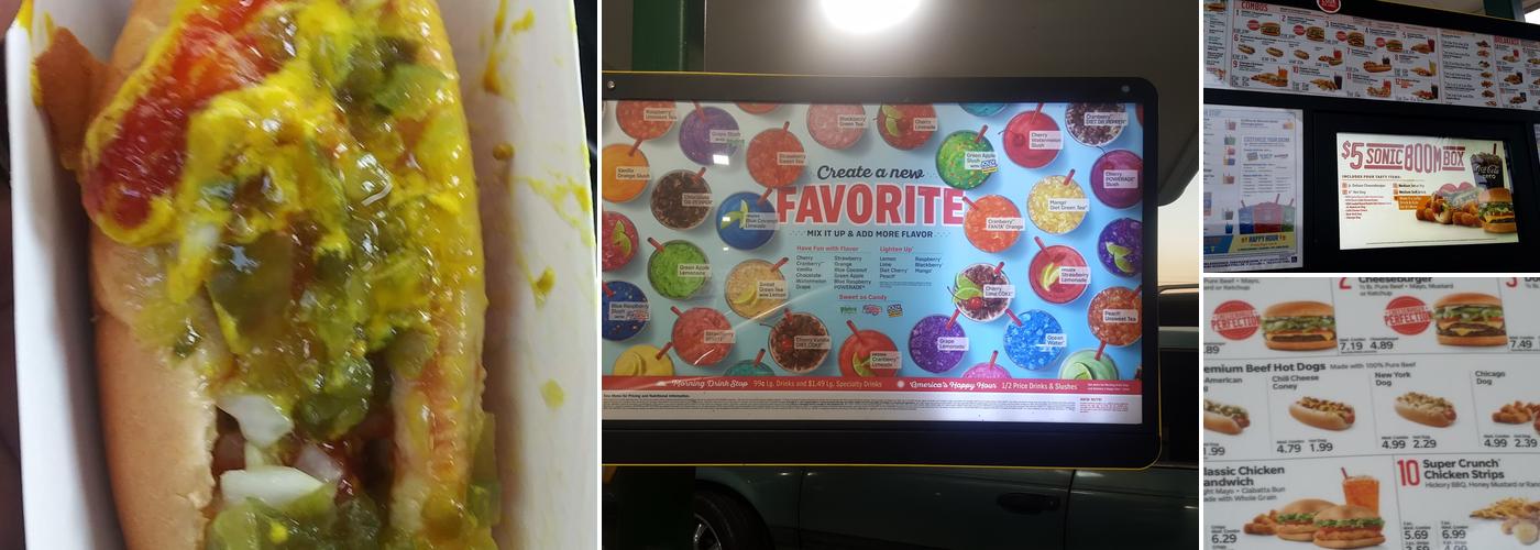 Sonic Drive-In Menu