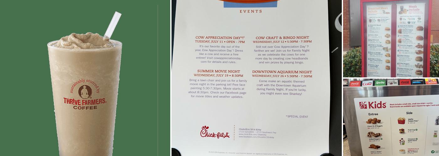 Chick-fil-A Menu