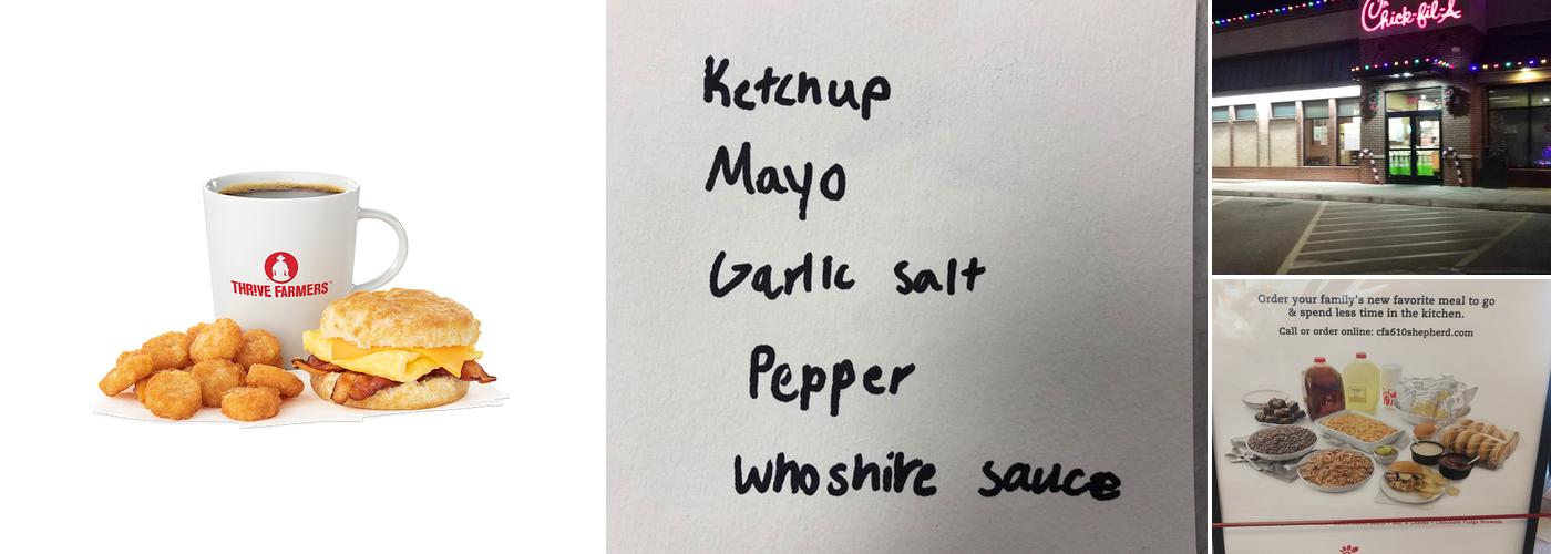 Chick-fil-A Menu