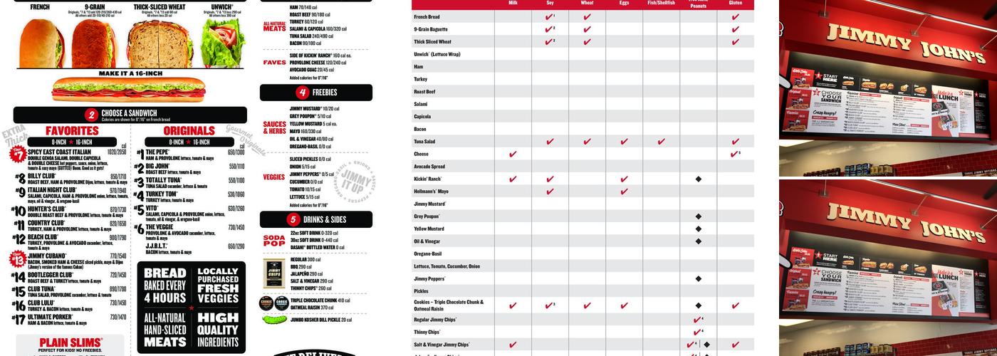 Jimmy John's Menu