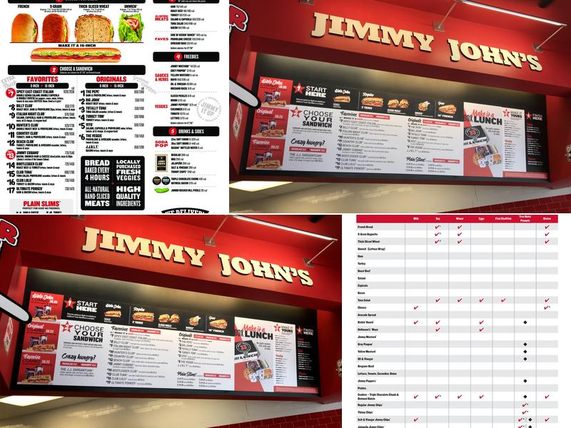 Jimmy John's Menu