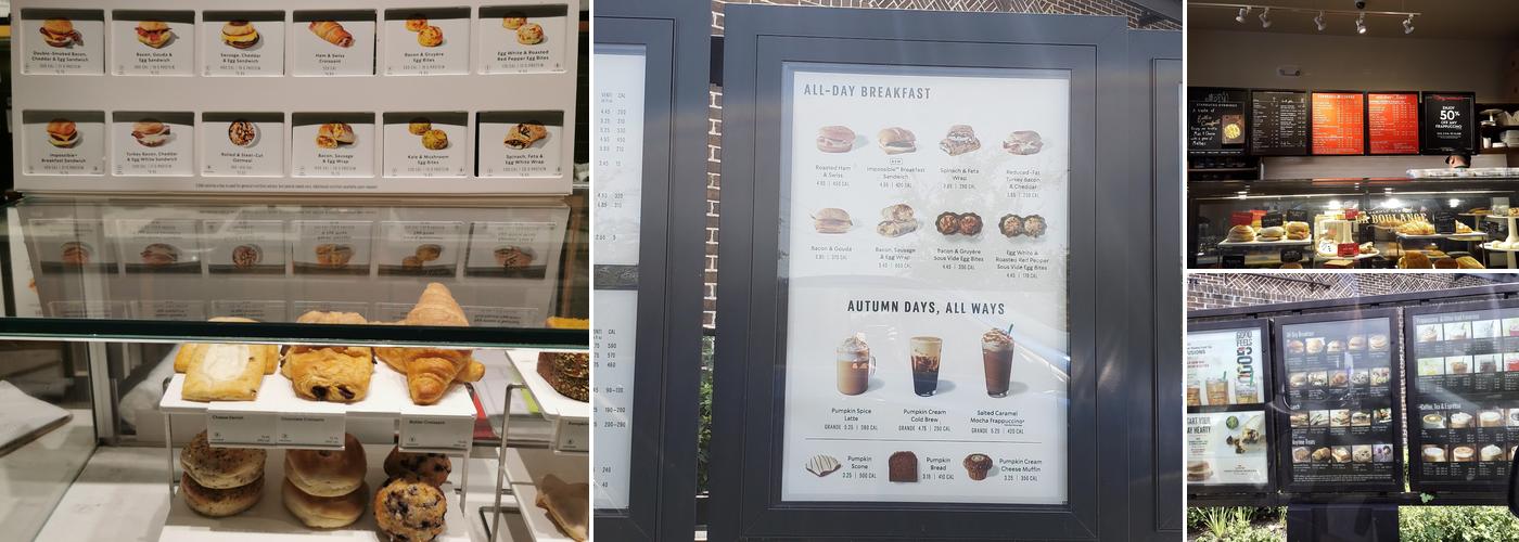 Starbucks Menu