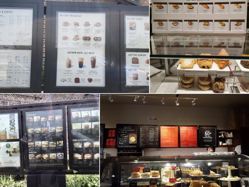 Starbucks Menu