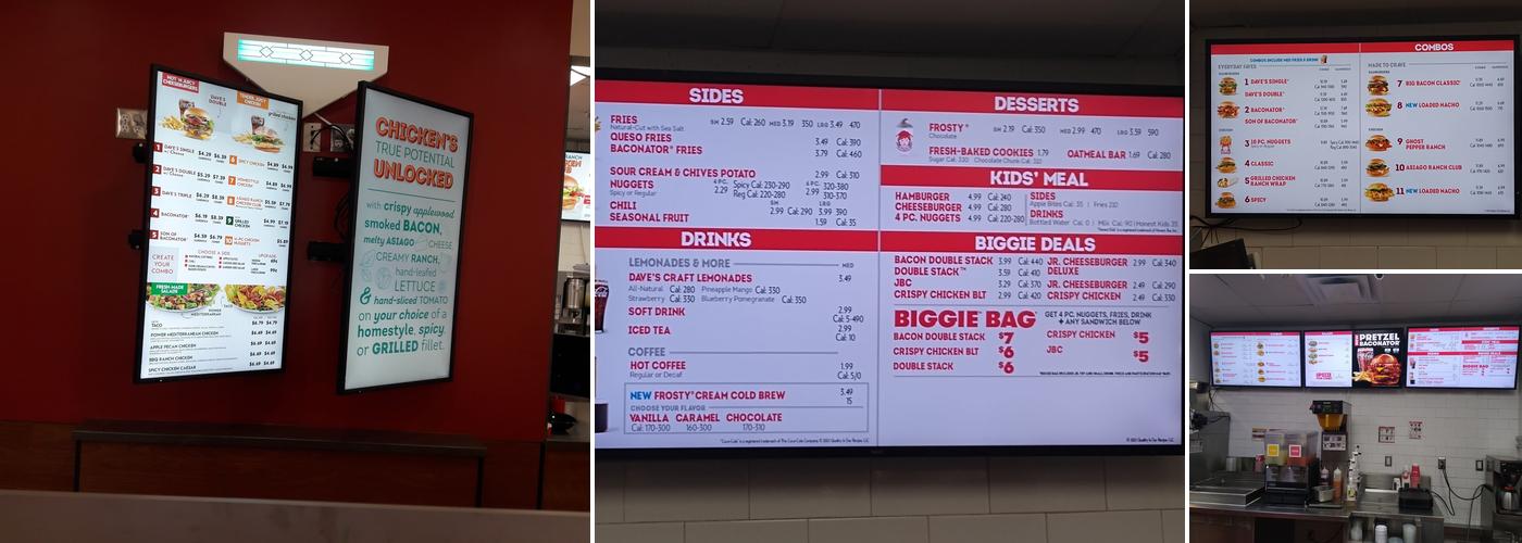 Wendy's Menu
