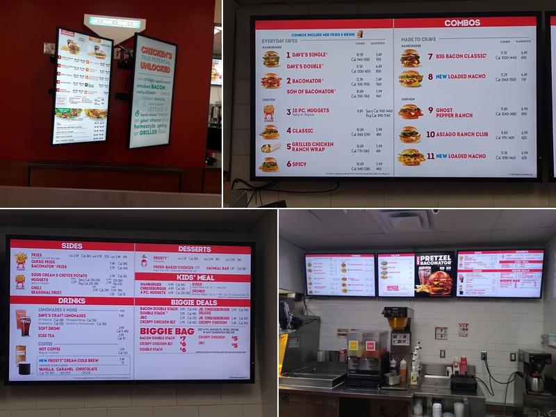 Wendy's Menu
