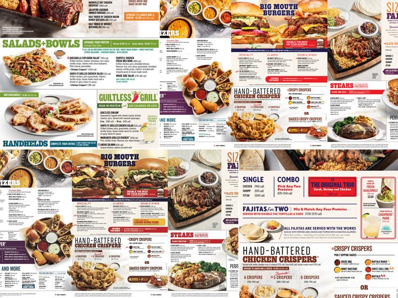 Chili's Grill & Bar Menu