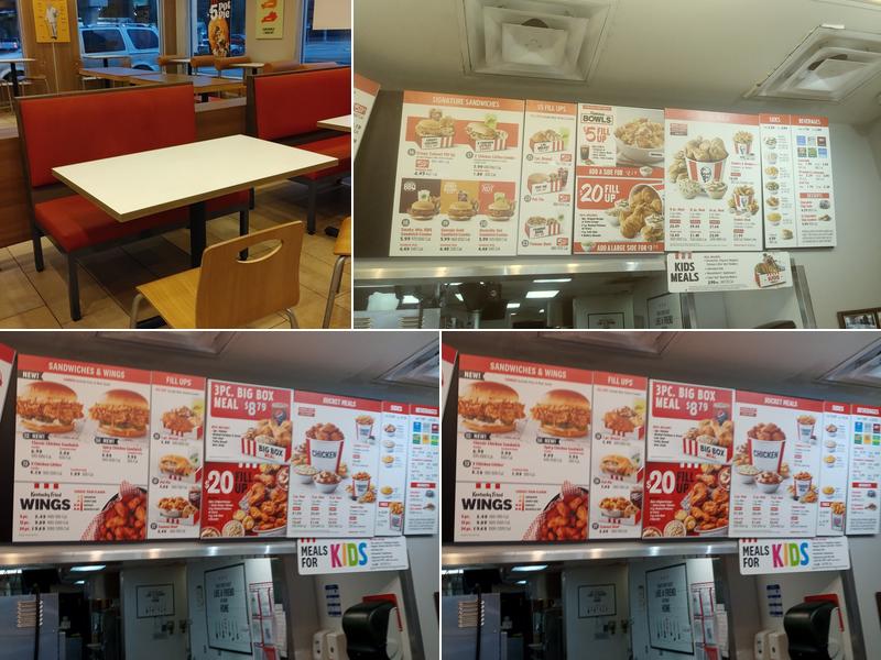 KFC Menu