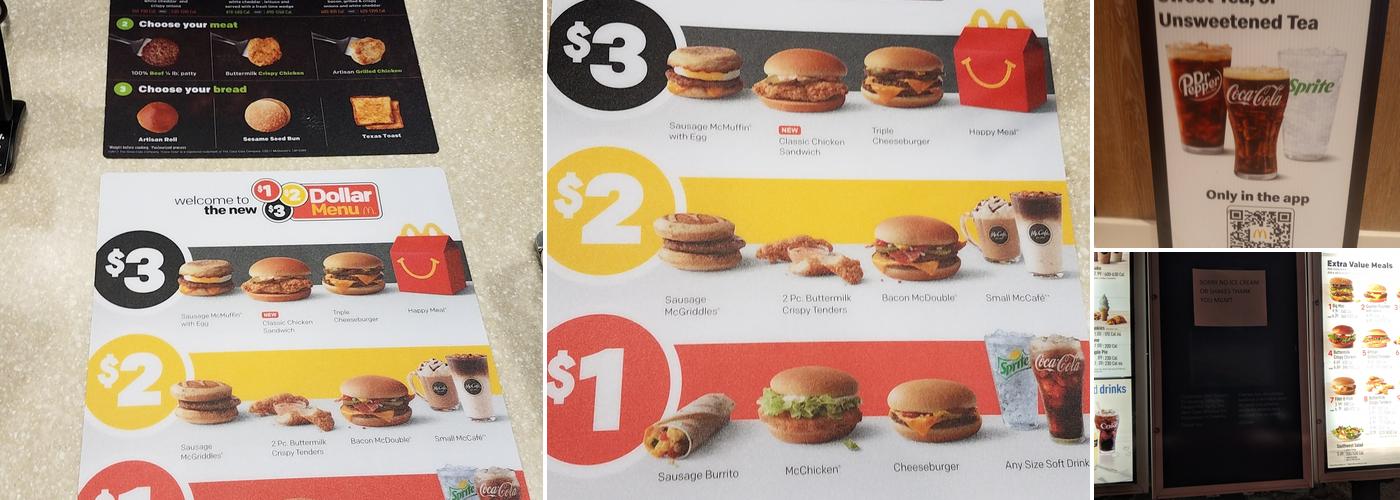 McDonald's Menu
