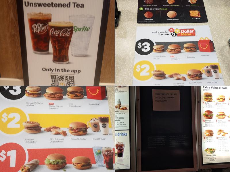 McDonald's Menu