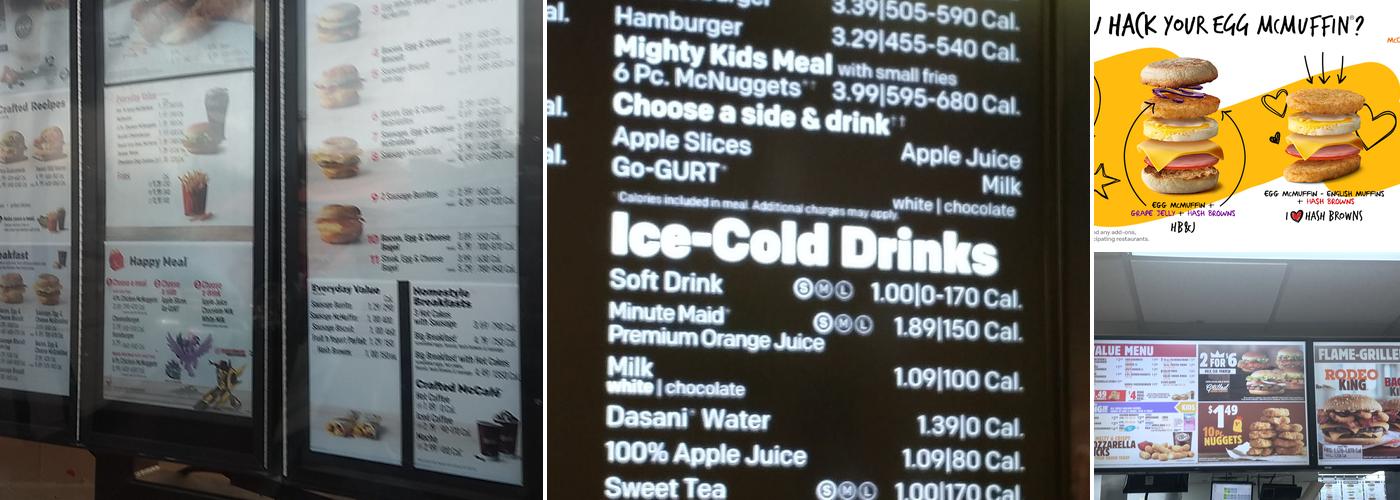 McDonald's Menu
