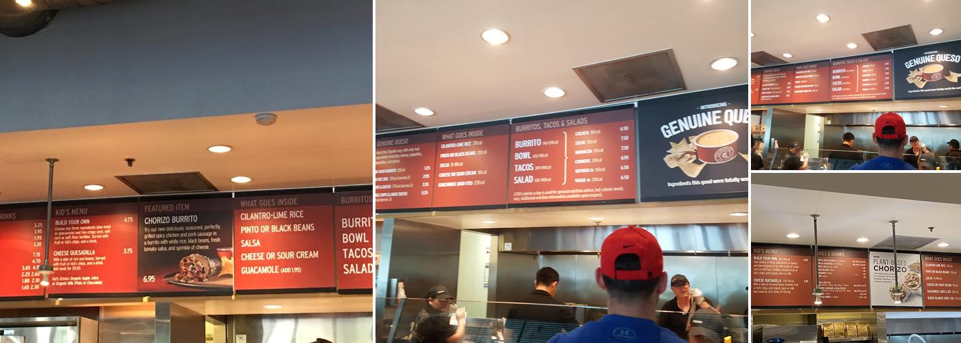 Chipotle Mexican Grill Menu