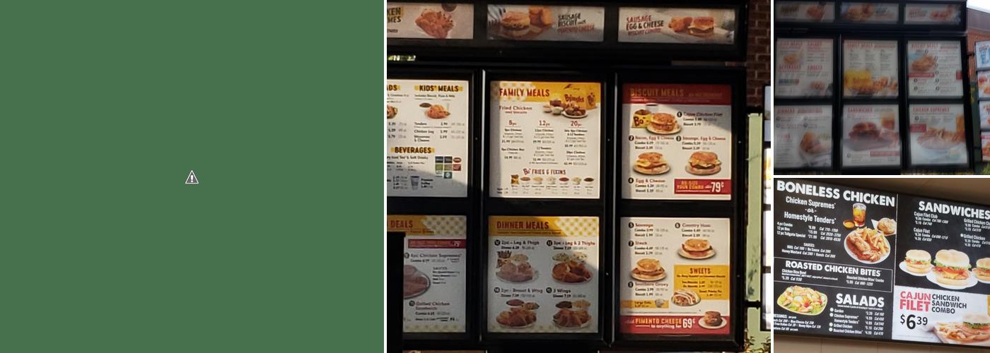 Bojangles Menu