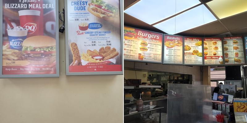 Dairy Queen Menu