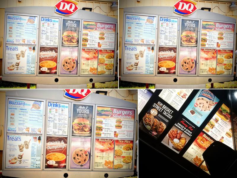 Dairy Queen Menu