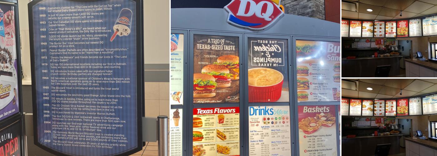Dairy Queen Menu