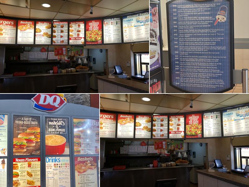 Dairy Queen Menu