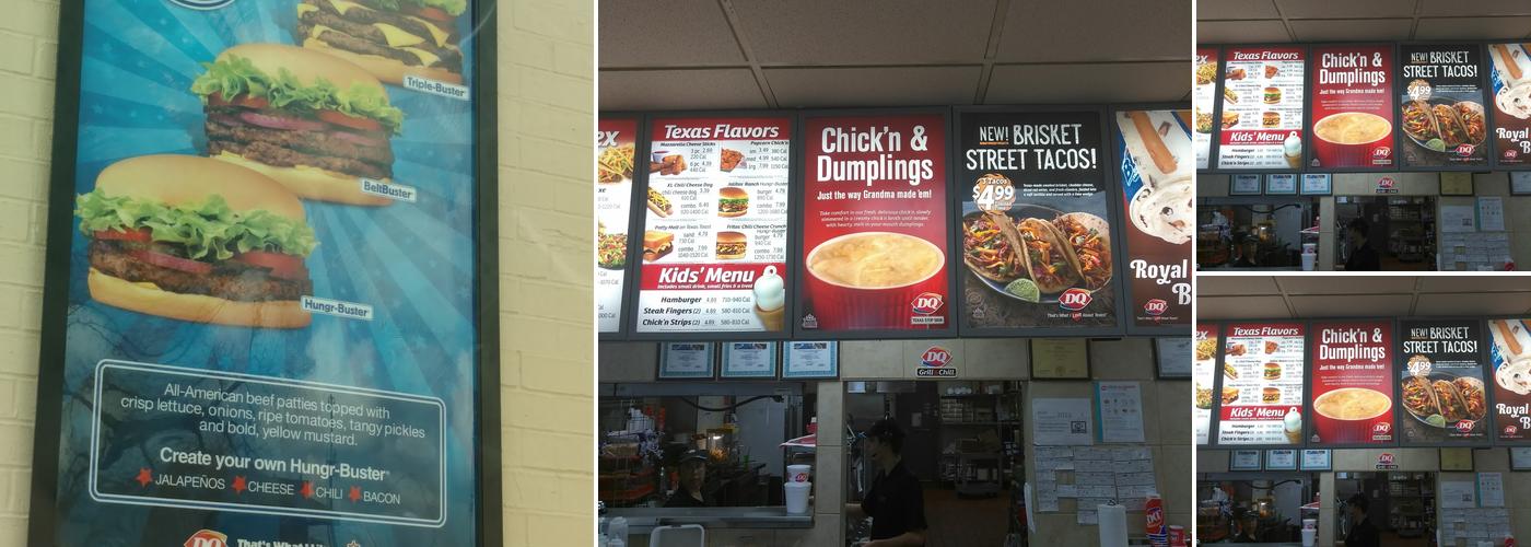 Dairy Queen Menu