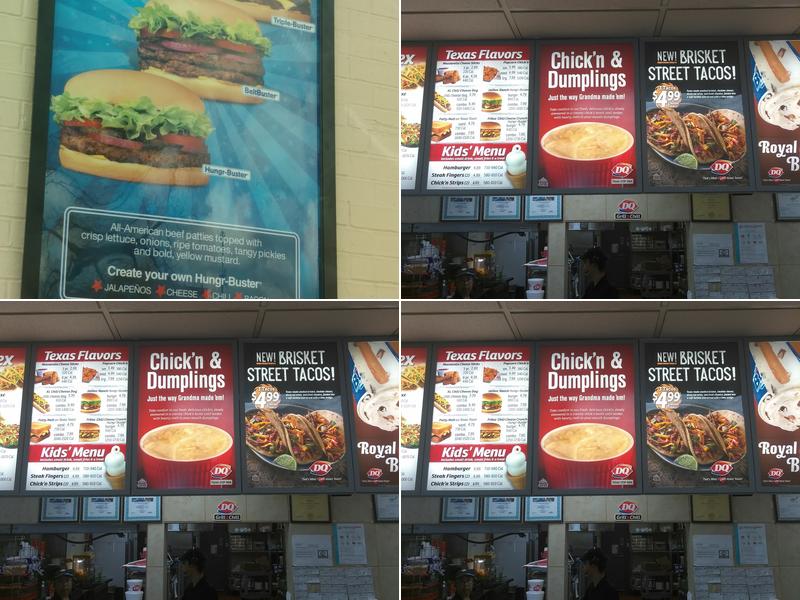 Dairy Queen Menu