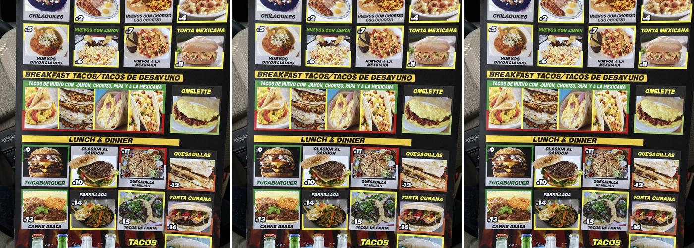 Burger King Menu