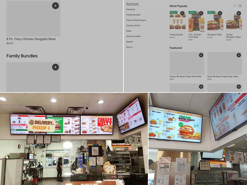 Burger King Menu