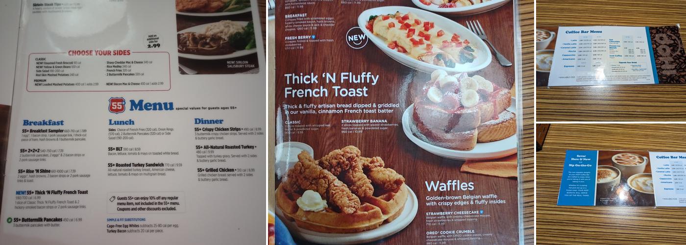 IHOP Menu