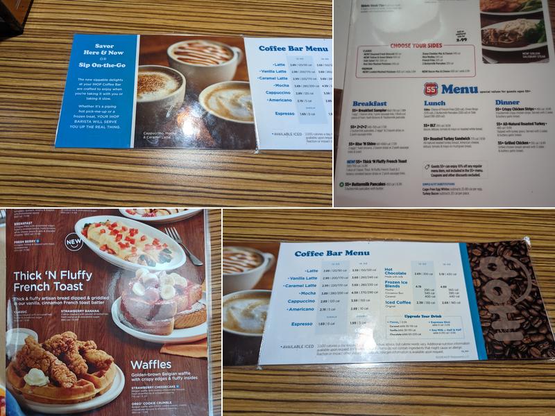 IHOP Menu