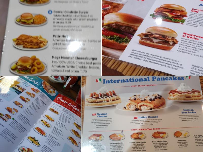 IHOP Menu