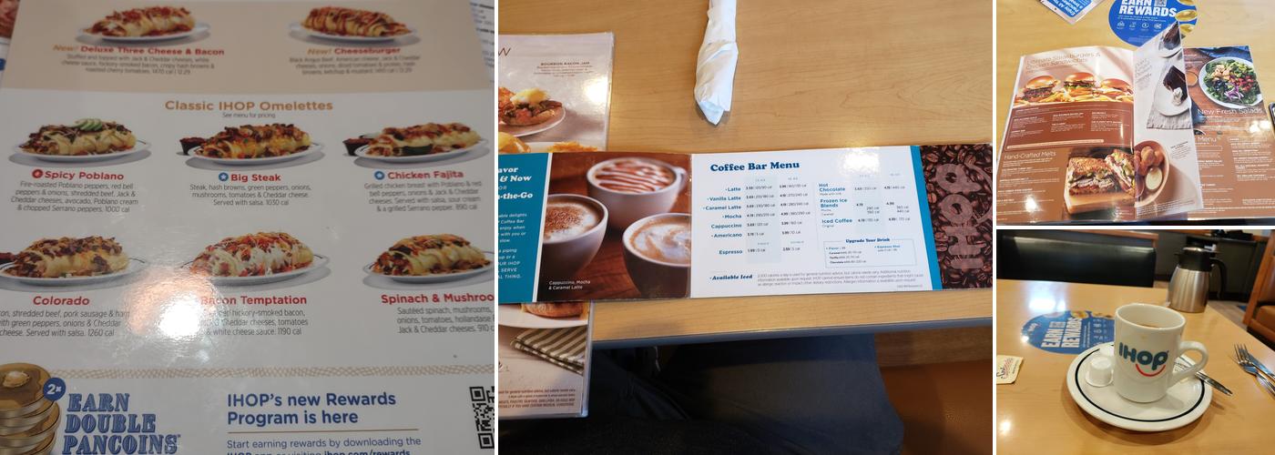 IHOP Menu