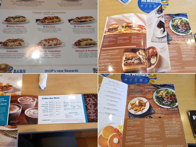 IHOP Menu