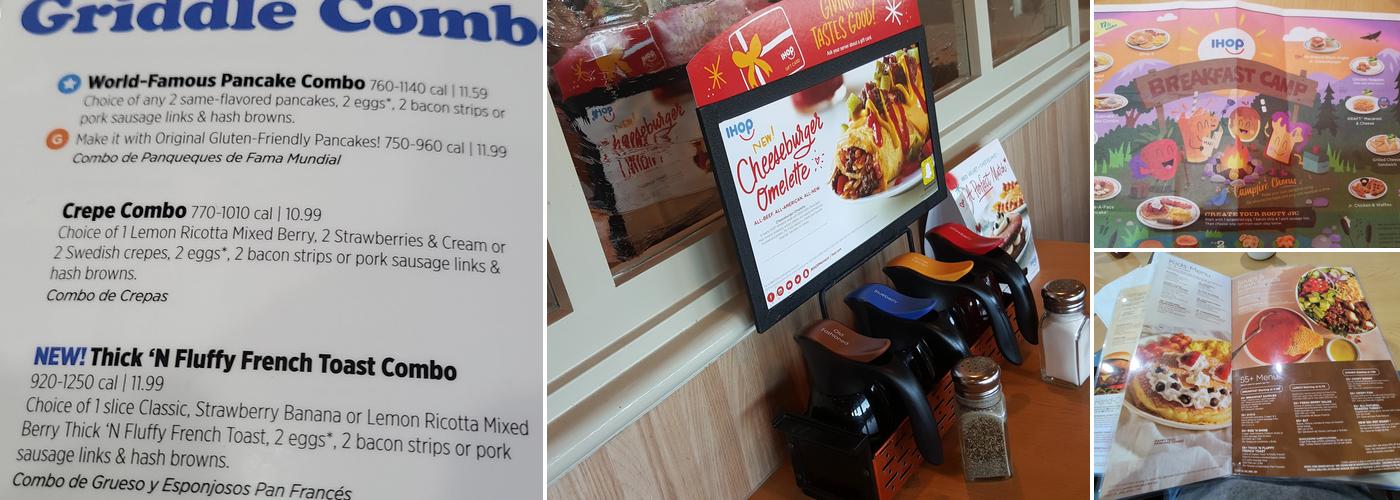 IHOP Menu