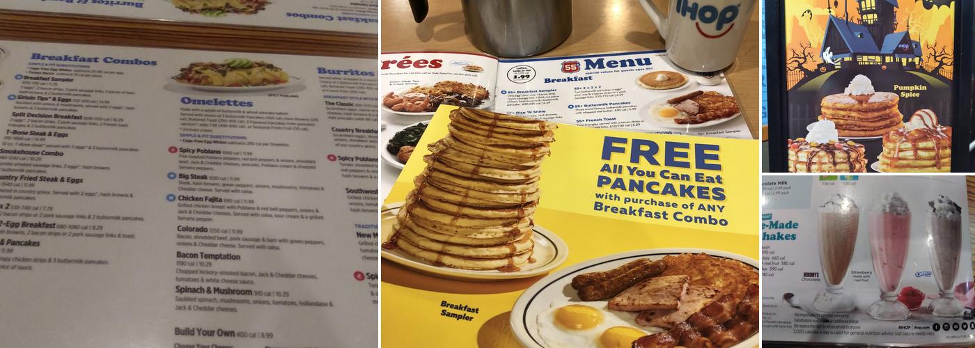 IHOP Menu