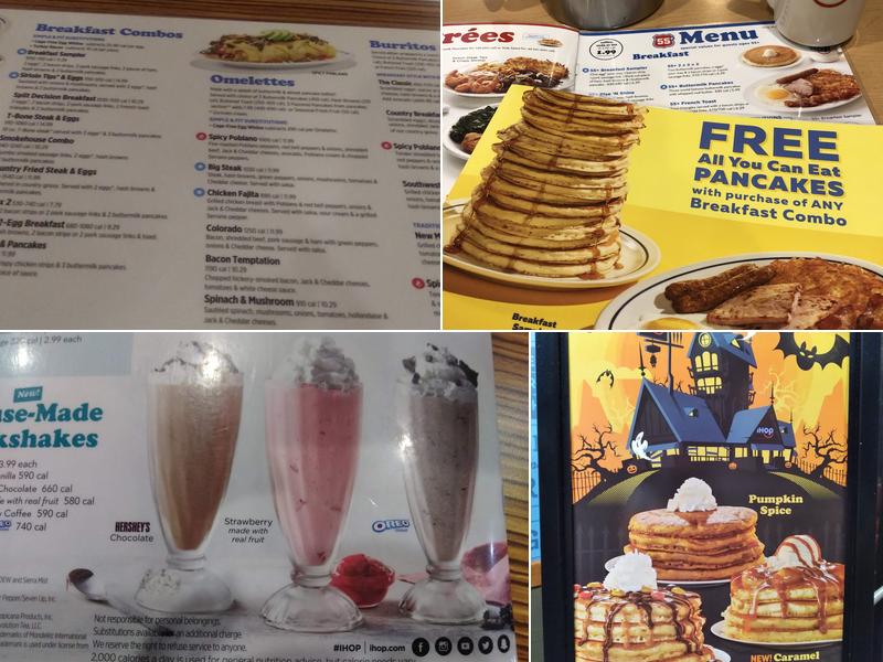 IHOP Menu