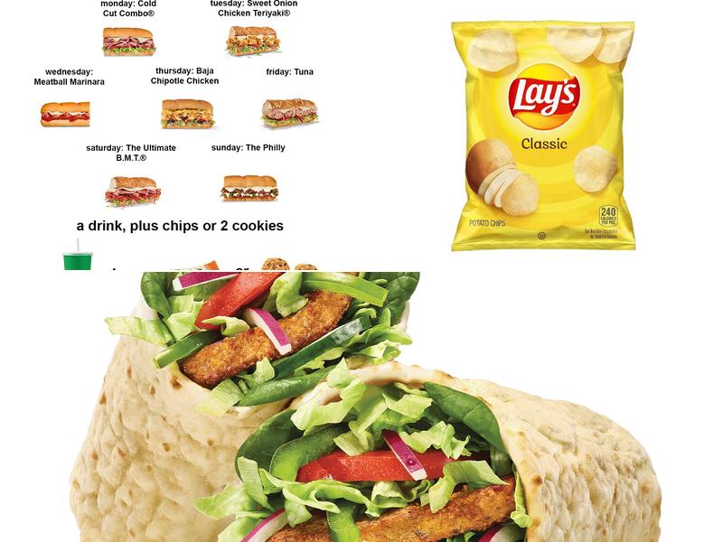 Subway Menu
