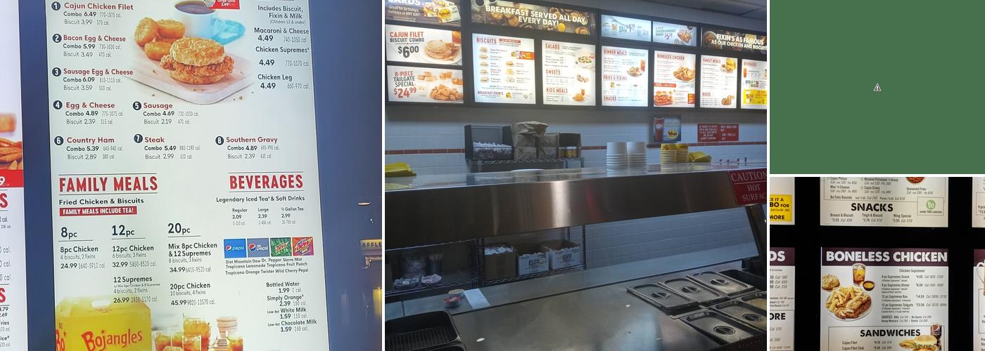 Bojangles Menu