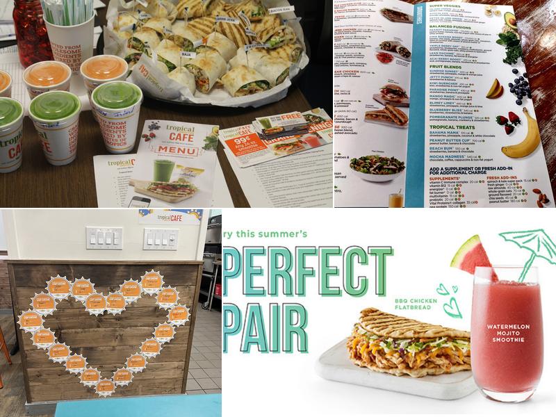 Tropical Smoothie Cafe Menu