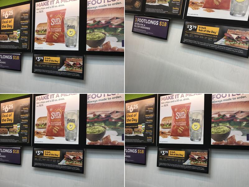 Subway Menu
