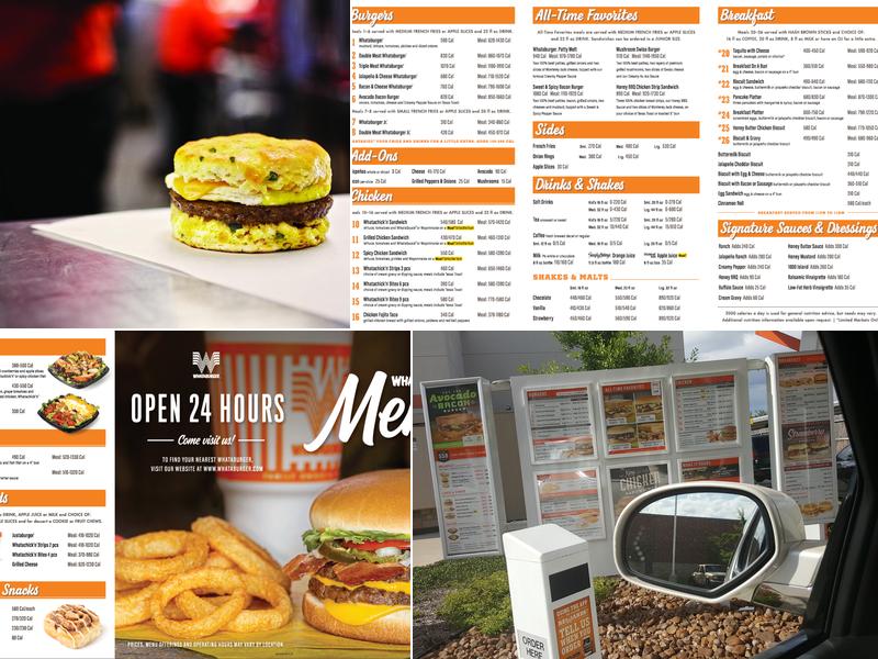 Whataburger Menu
