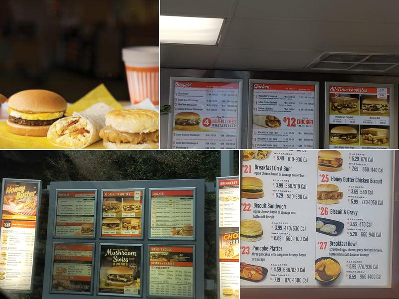 Whataburger Menu