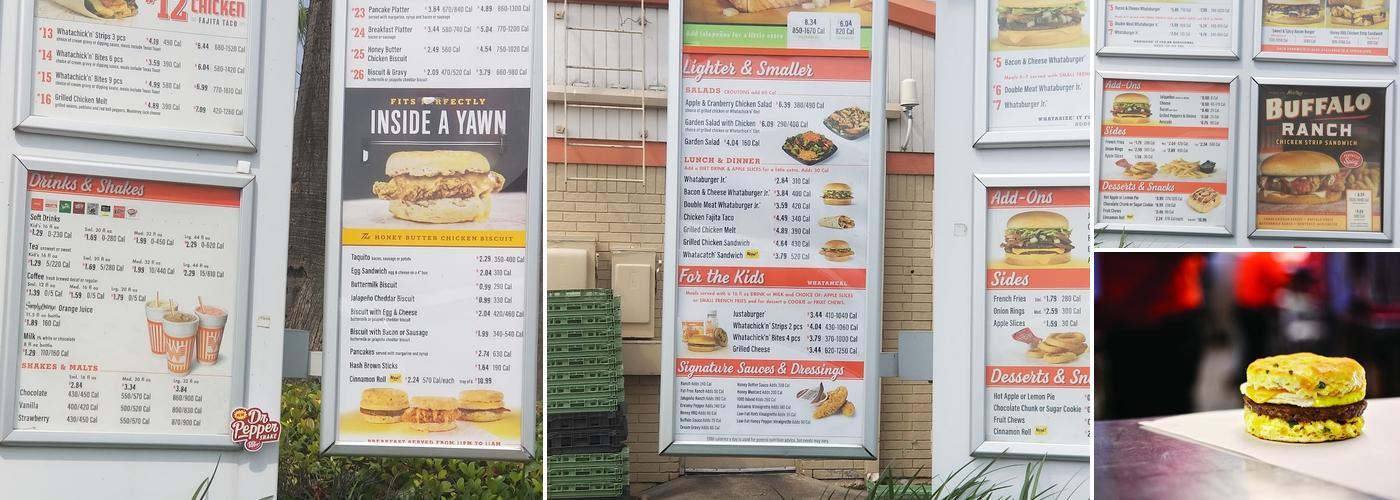 Whataburger Menu