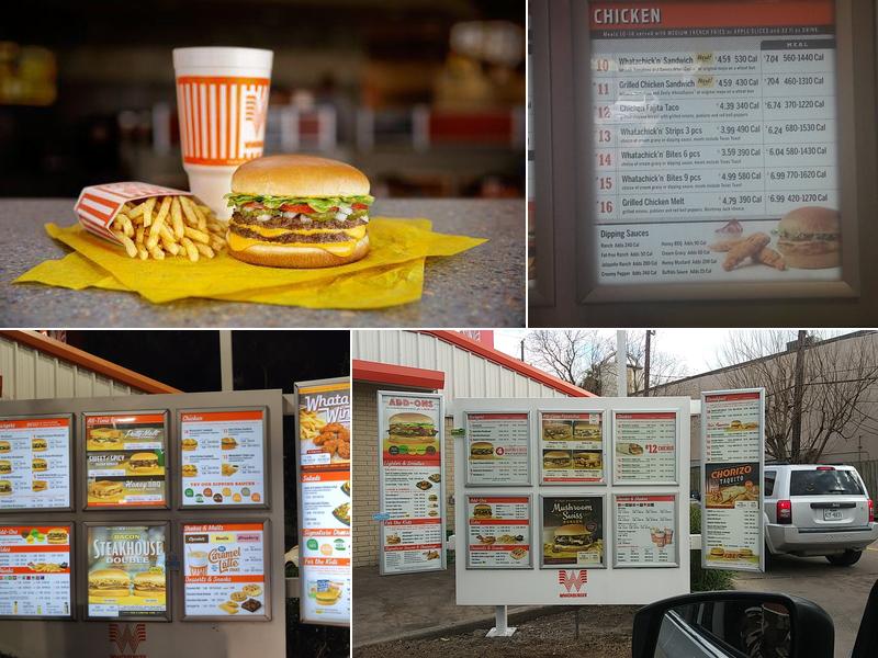 Whataburger Menu