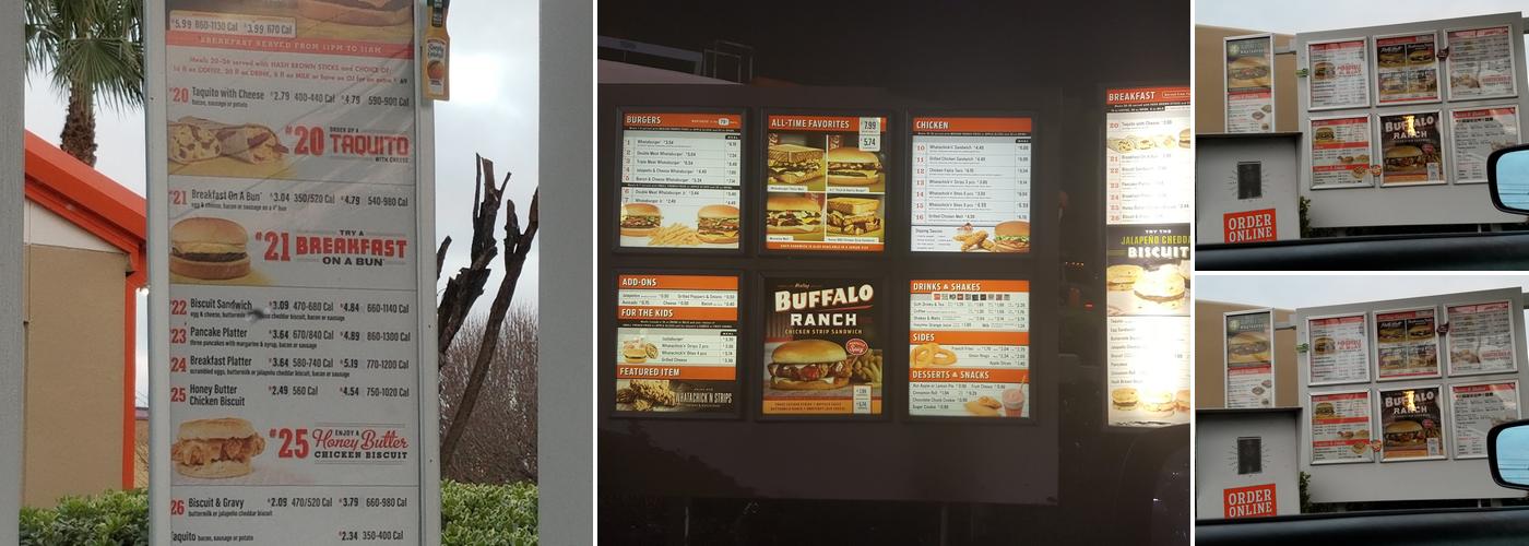 Whataburger Menu