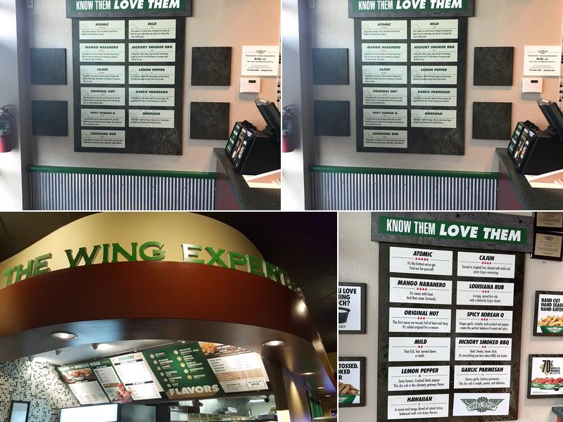 Wingstop Menu